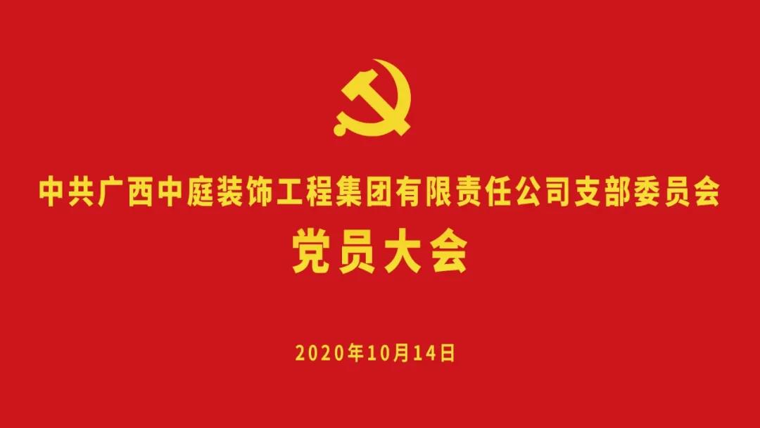 兩新組織丨中庭集團(tuán)黨支部增補(bǔ)新委員